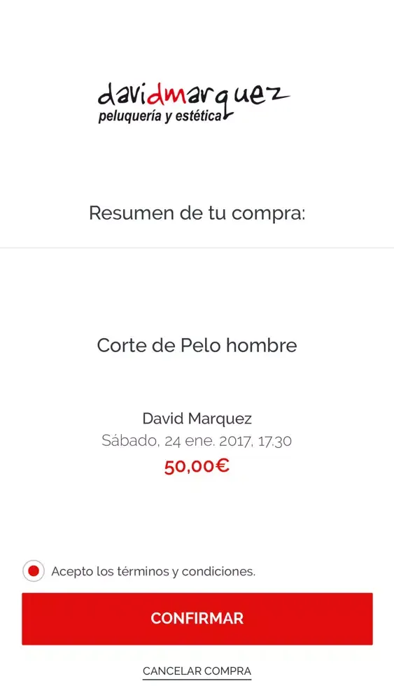 Peluquería David Marquez سکرین شاٹس