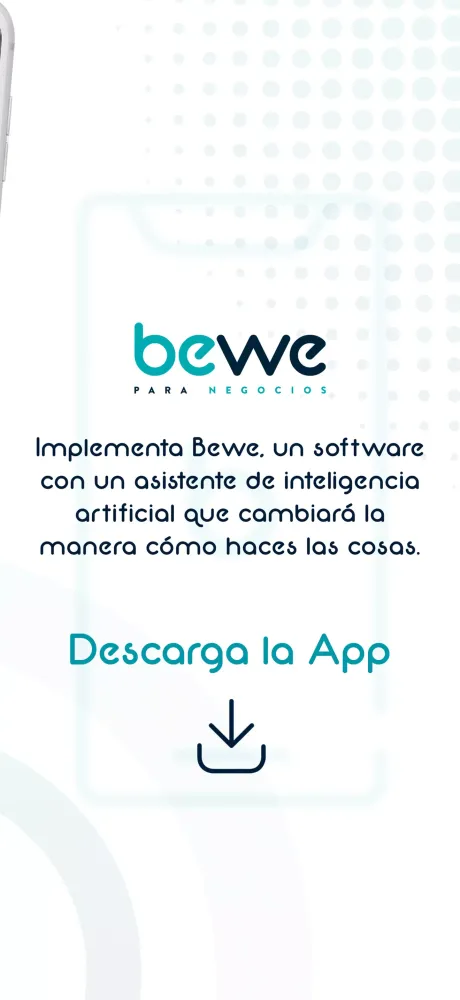 Capturas de tela do Bewe para negocios