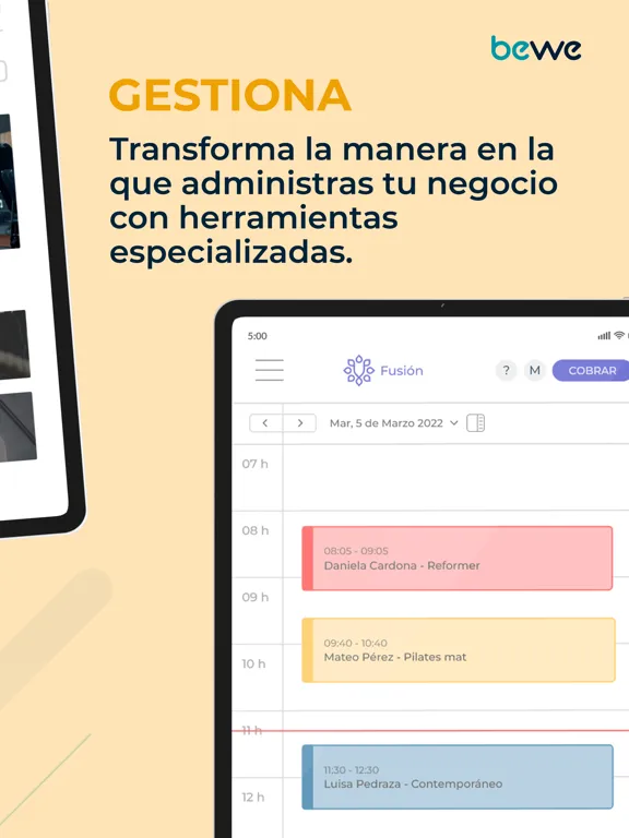 Ảnh chụp màn hình của Bewe para negocios iPad 