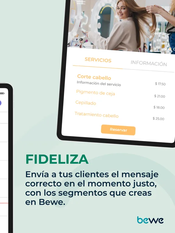 Ảnh chụp màn hình của Bewe para negocios iPad 