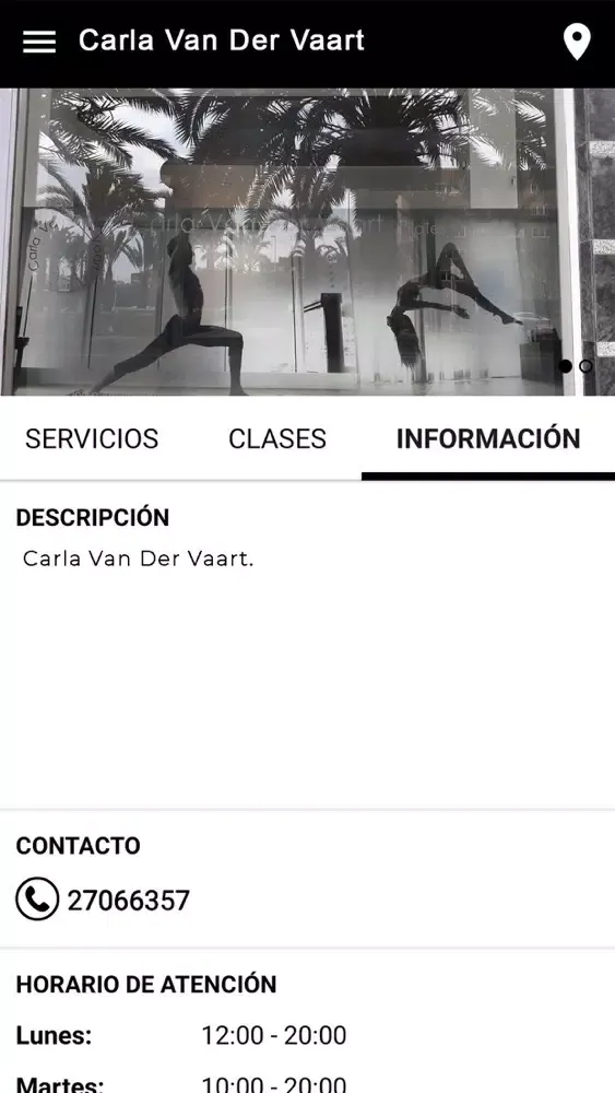 Capturas de tela do Carla Van Der Vaart