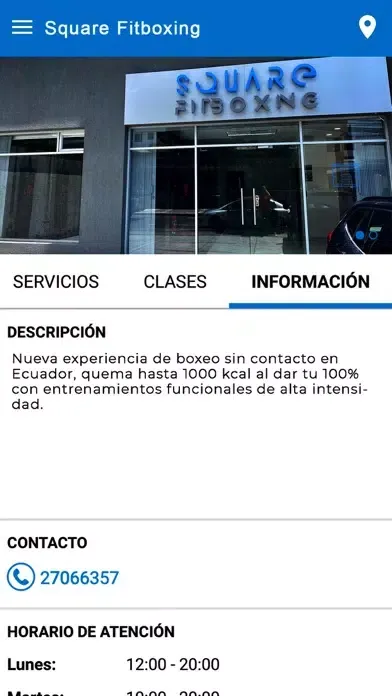 Square Fitboxing سکرین شاٹس