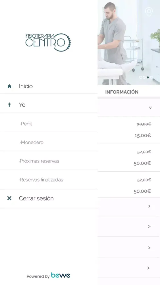 Captures d'écran de Fisioterapia Centro