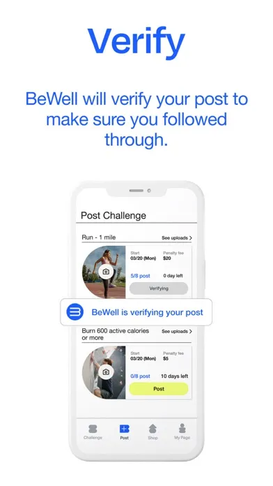 Screenshot di Bewell: Challenge Habit