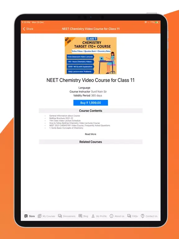 Bewise Classes iPad 应用截图