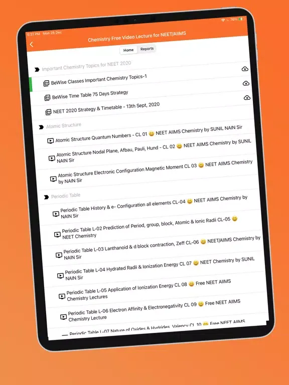 Bewise Classes iPad 应用截图
