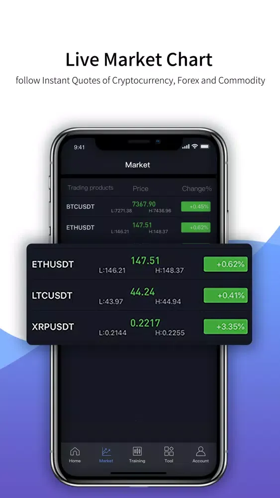 Bex500-BTC Derivative Platform應用截圖