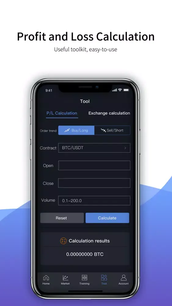 Bex500-BTC Derivative Platform應用截圖