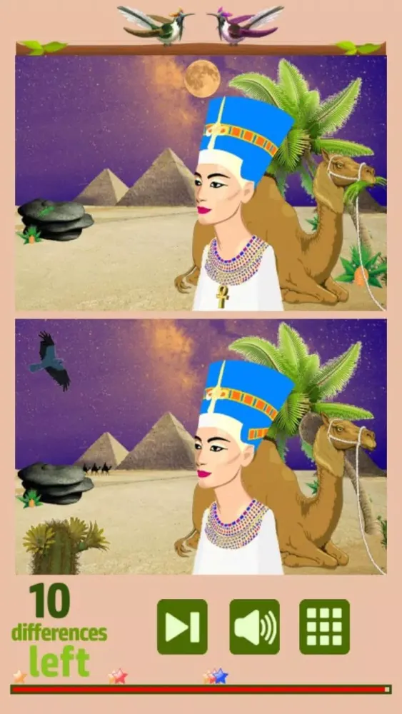 Capturas de tela do Find 10 Differences