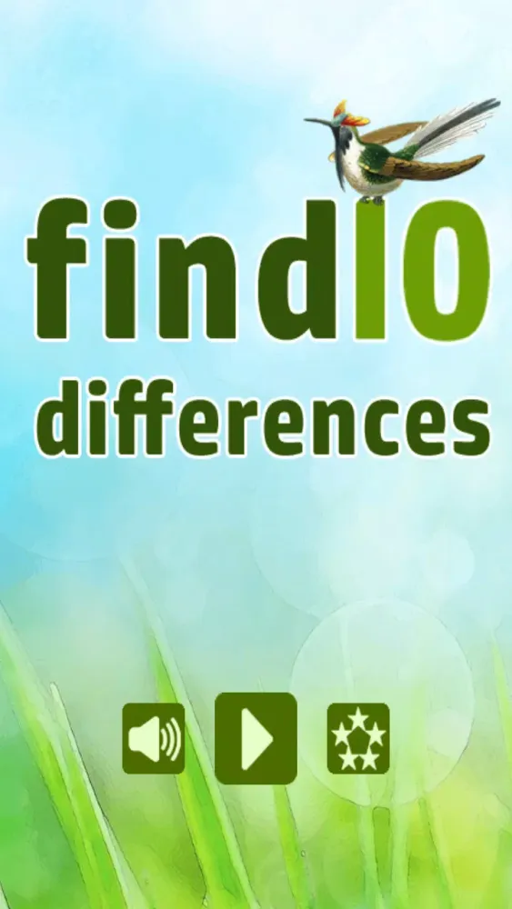 Capturas de tela do Find 10 Differences