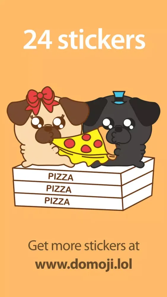 Pug & Puga Domoji 스크린샷