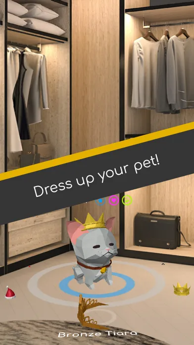 Tangkapan skrin CurioPets AR