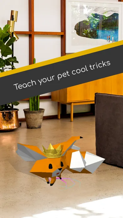 Tangkapan skrin CurioPets AR