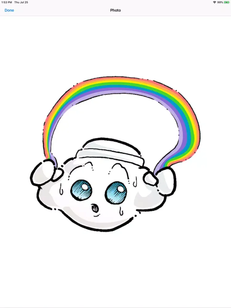 Oliver Cast The Cloud Stickers iPad  Screenshots