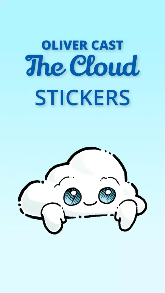 Oliver Cast The Cloud Stickers Screenshots