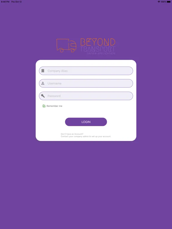 Beyond Transport: Driver App iPad  স্ক্রিনশট