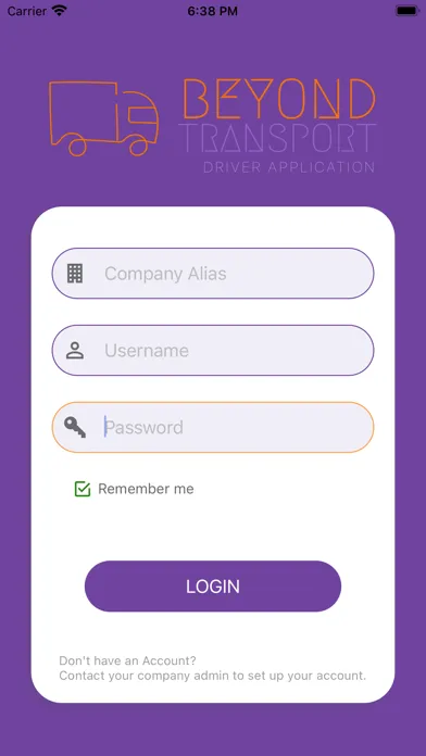 Beyond Transport: Driver App স্ক্রিনশট