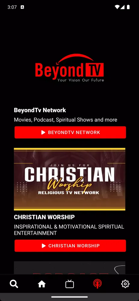 BeyondTv Network Screenshots