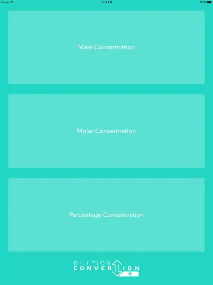 تصاویر Dilution Conversion Plus iPad 