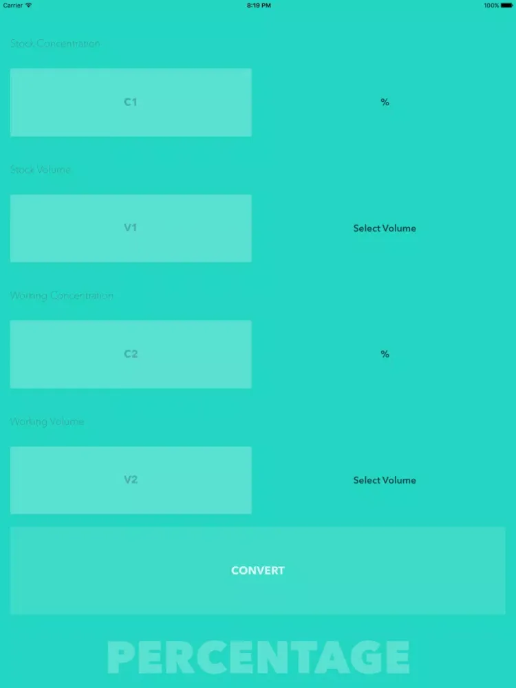 تصاویر Dilution Conversion Plus iPad 