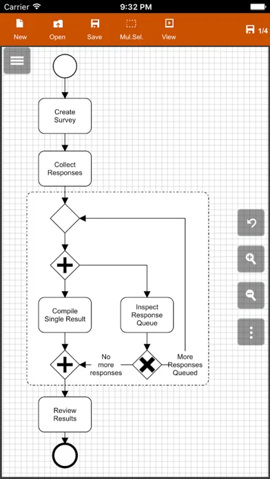 Tangkapan skrin Flowdia Diagrams