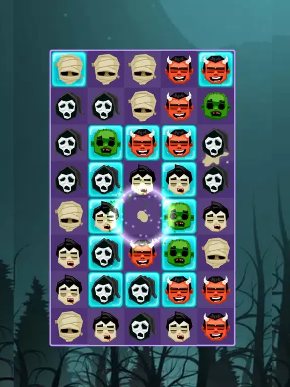 Match of Horrors : Swipe Game iPad  스크린샷