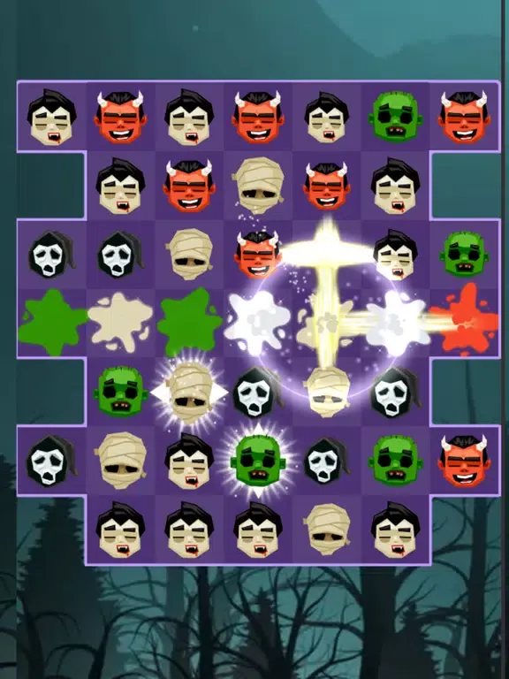 Match of Horrors : Swipe Game iPad  스크린샷