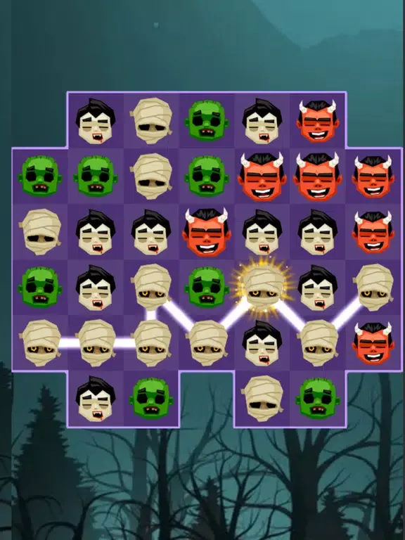 Match of Horrors : Swipe Game iPad  스크린샷