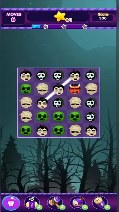 Match of Horrors : Swipe Game 스크린샷