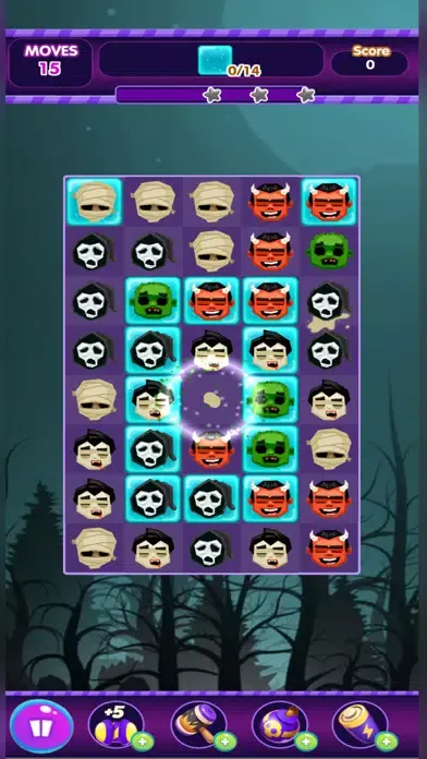 Match of Horrors : Swipe Game 스크린샷