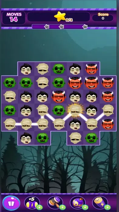 Match of Horrors : Swipe Game 스크린샷