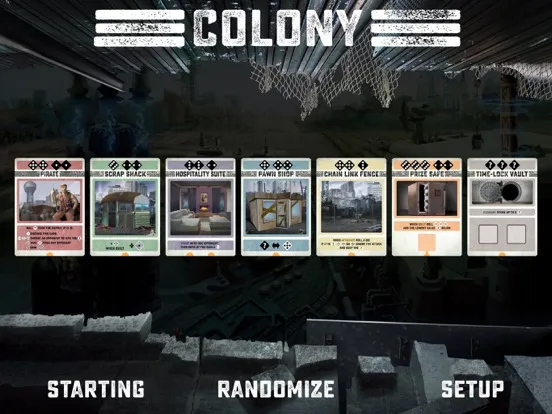 Captures d'écran de Colony Setup iPad 