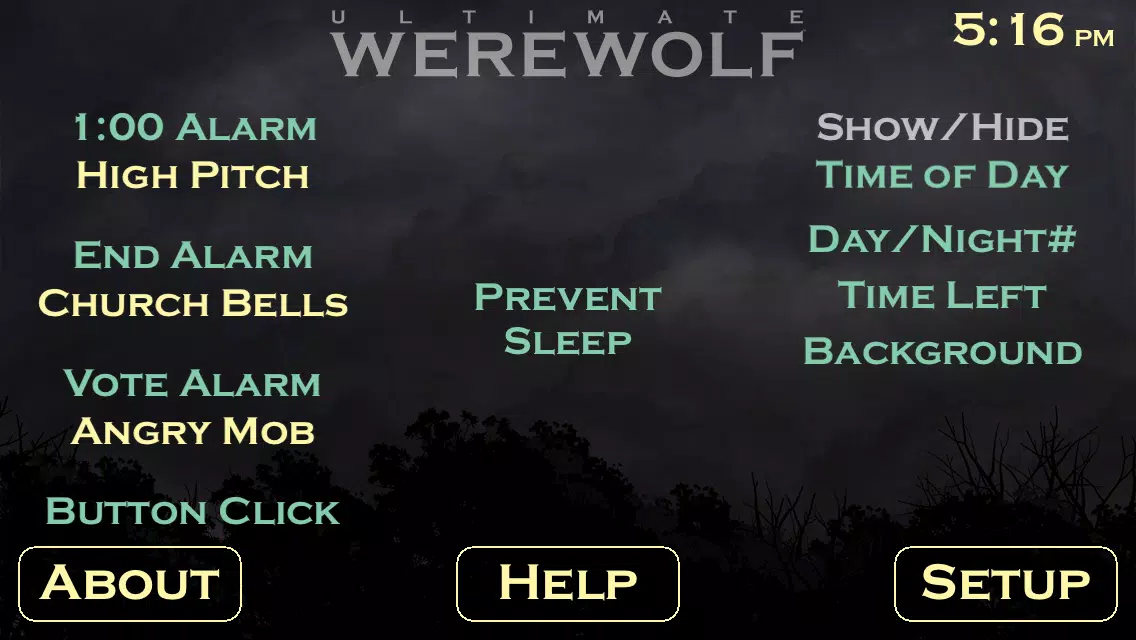 Tangkapan skrin Ultimate Werewolf Timer