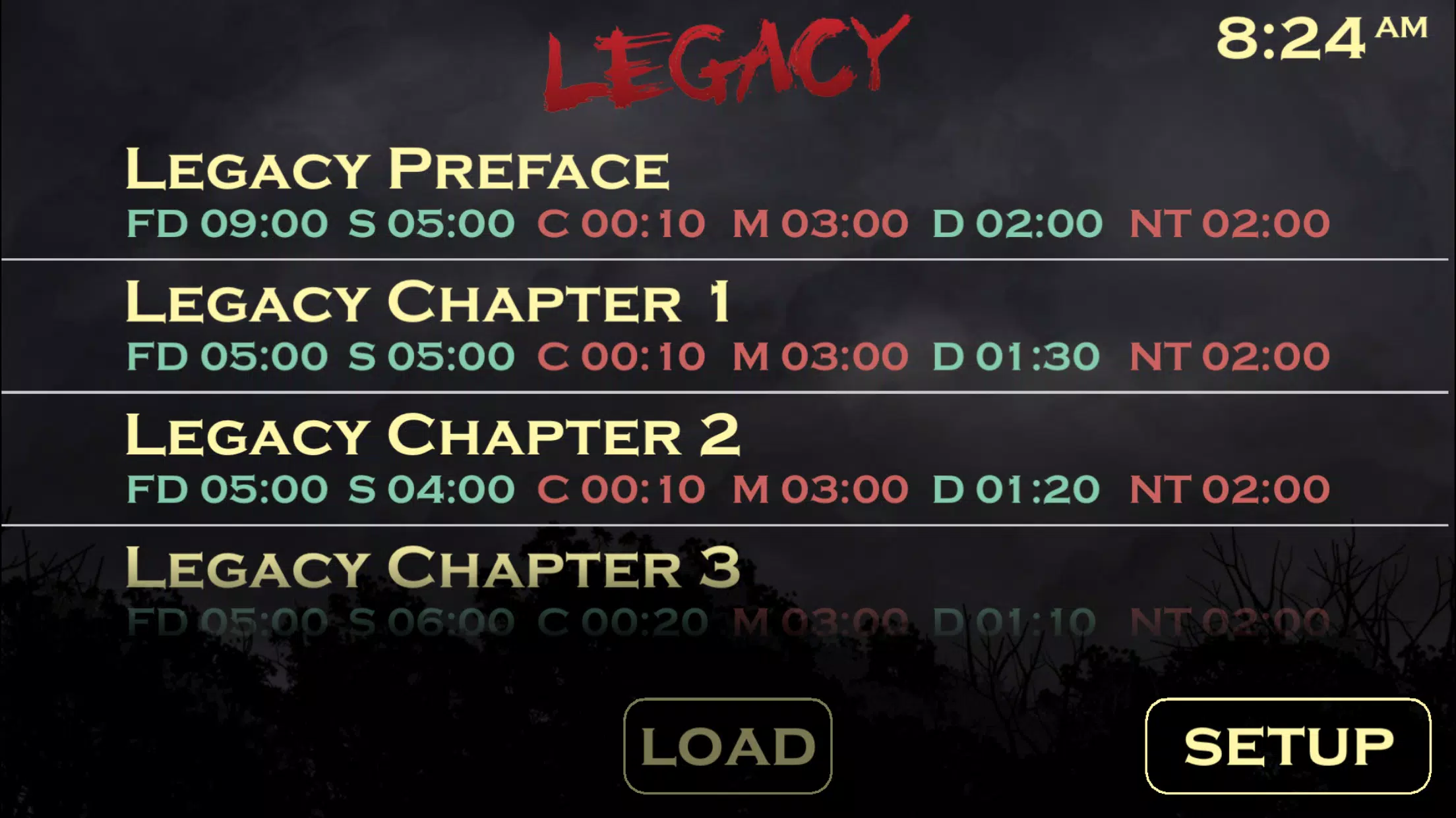Tangkapan skrin Ultimate Werewolf Timer