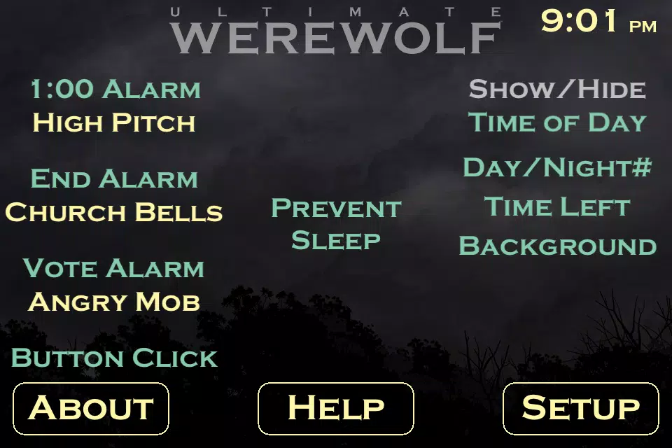 Tangkapan skrin Ultimate Werewolf Timer