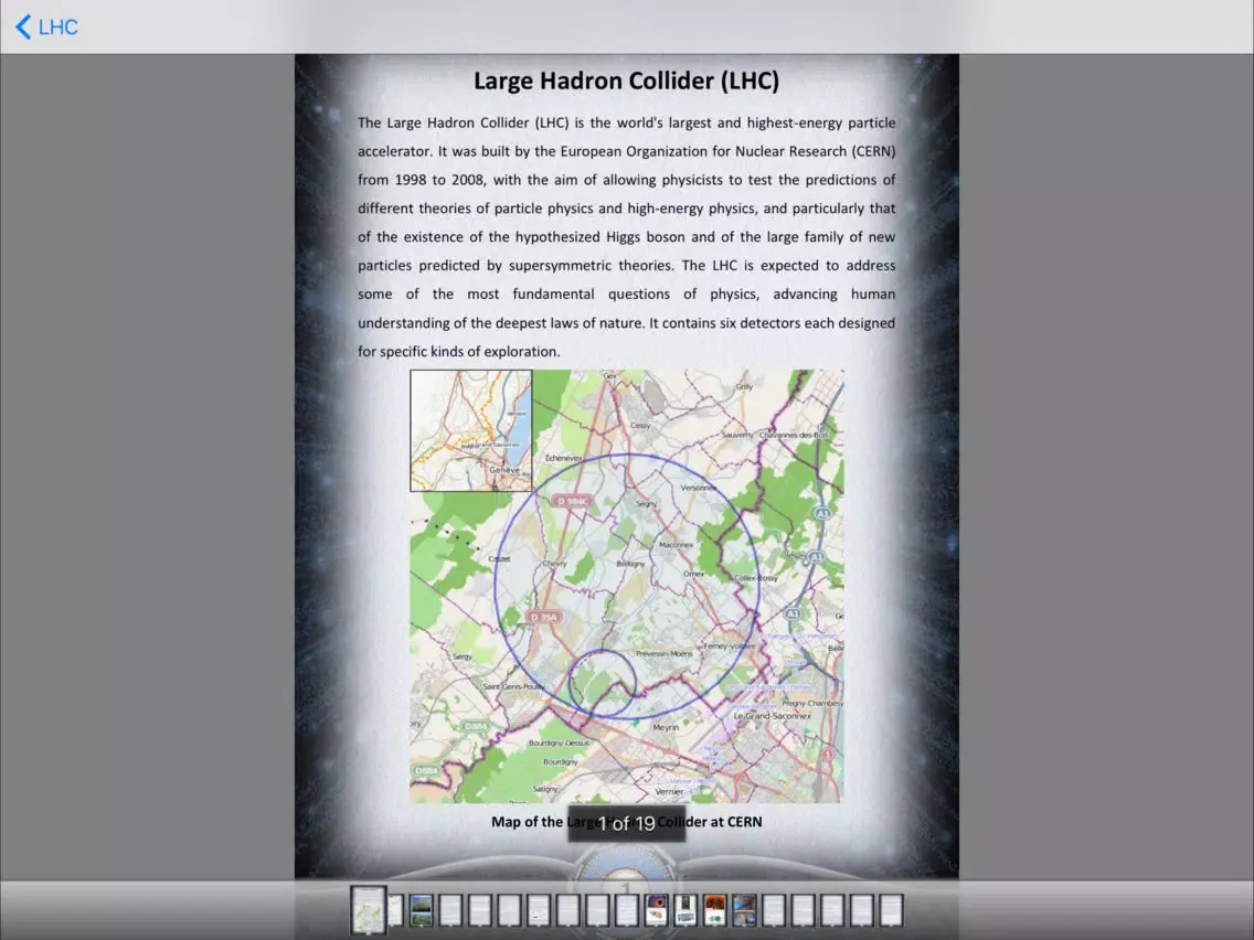 Large Hadron Collider iPad  স্ক্রিনশট