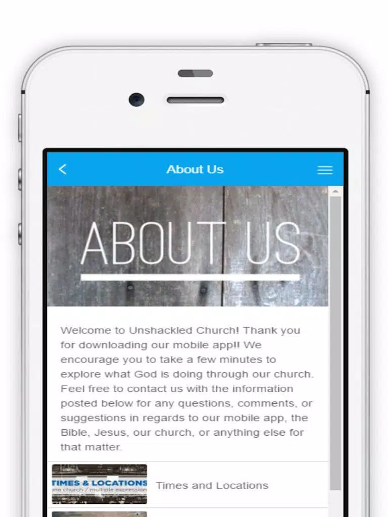 Unshackled Church Pasadena iPad  Screenshots
