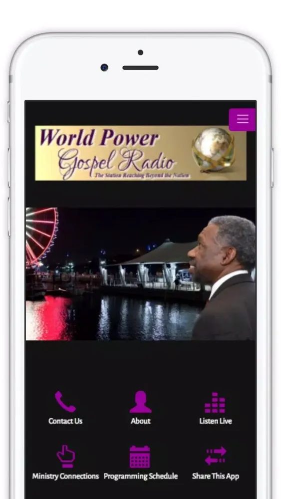 Tangkapan layar World Power Gospel Radio