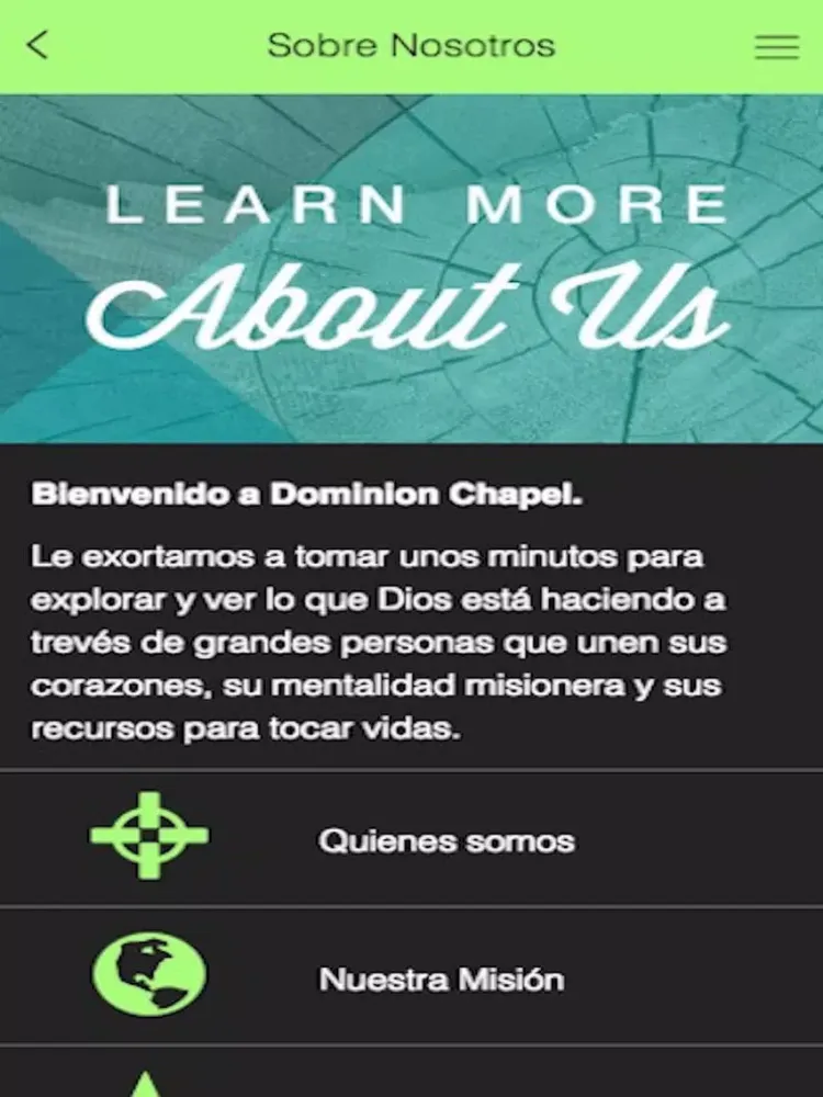 Captures d'écran de Dominion Chapel iPad 