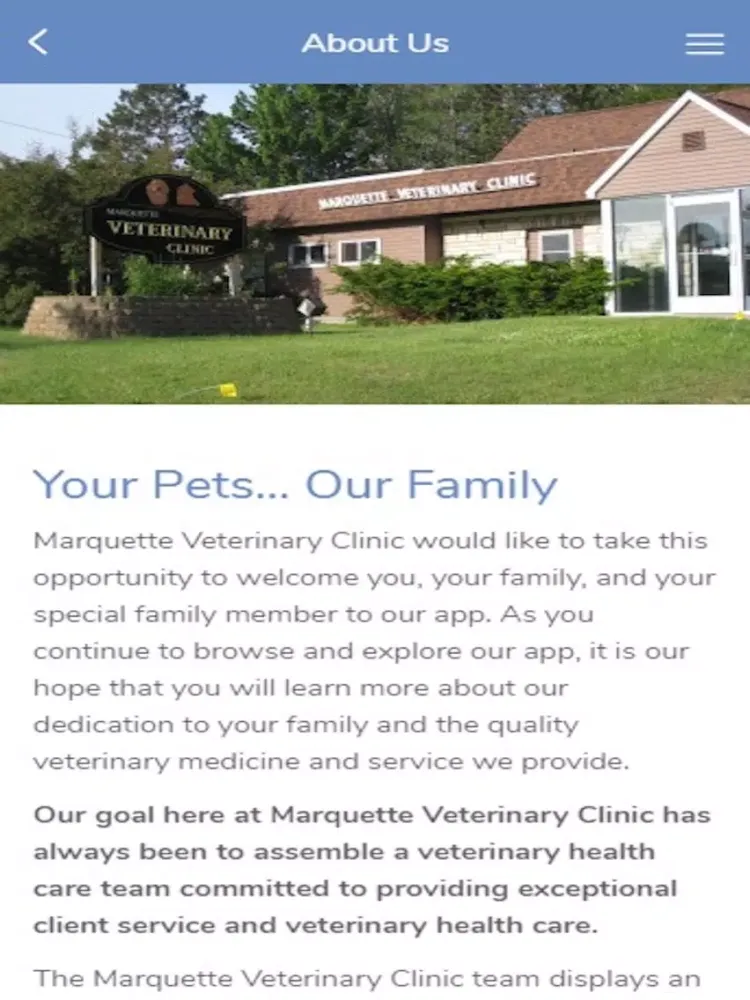 تصاویر Marquette Veterinary Clinic iPad 