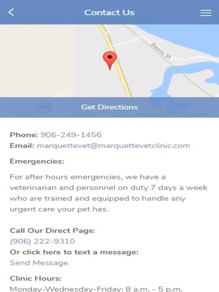 تصاویر Marquette Veterinary Clinic iPad 