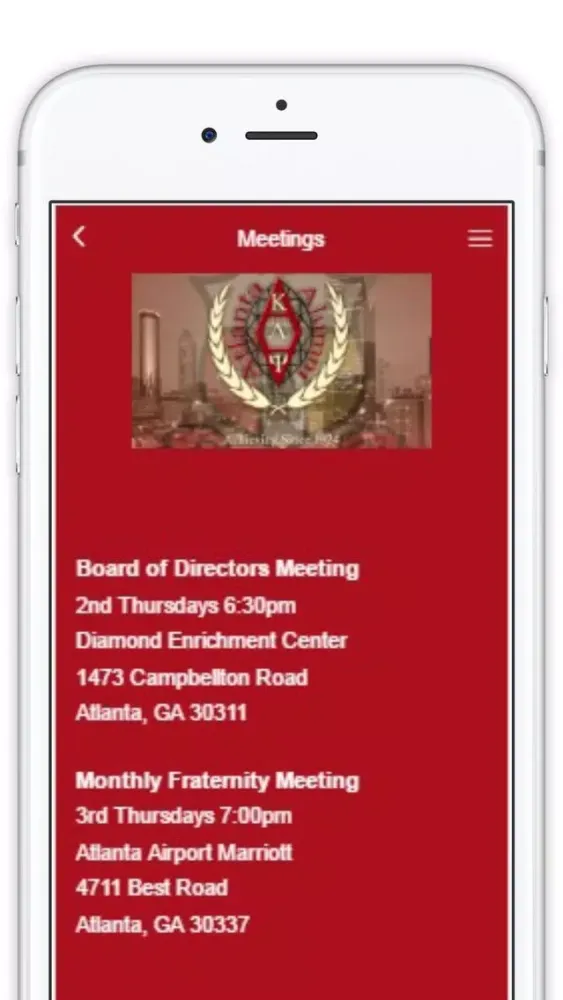 Atlanta Alumni Chapter 스크린샷