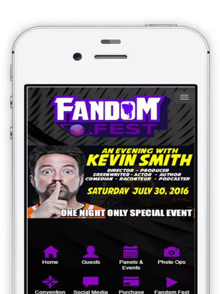 Zrzuty ekranu Fandom Fest iPad 