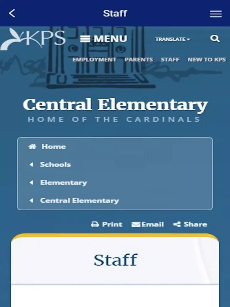 Zrzuty ekranu Central - Kearney NE iPad 