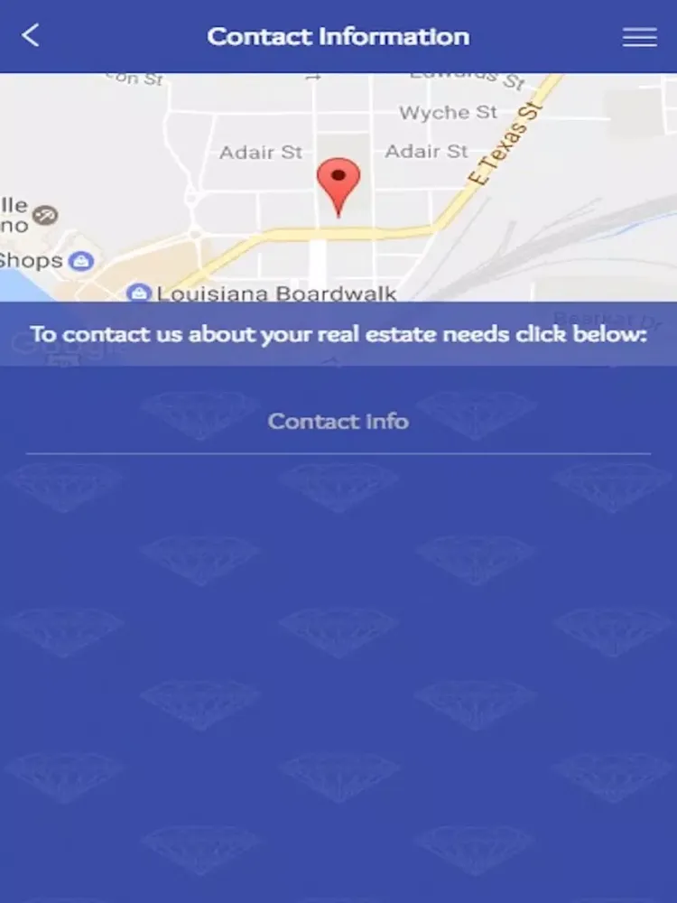 Tangkapan layar Diamond Realty and Associates iPad 