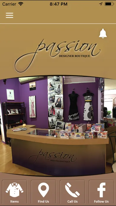 Tangkapan skrin Passion Designer Boutique