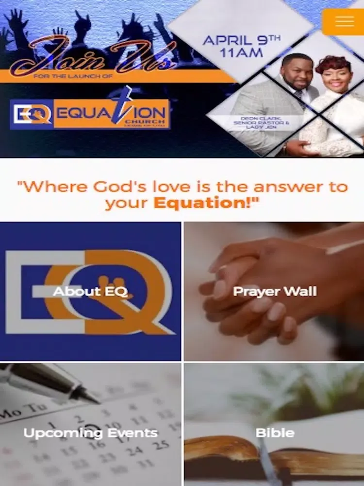 Tangkapan layar Equation Church (Home of UTH) iPad 