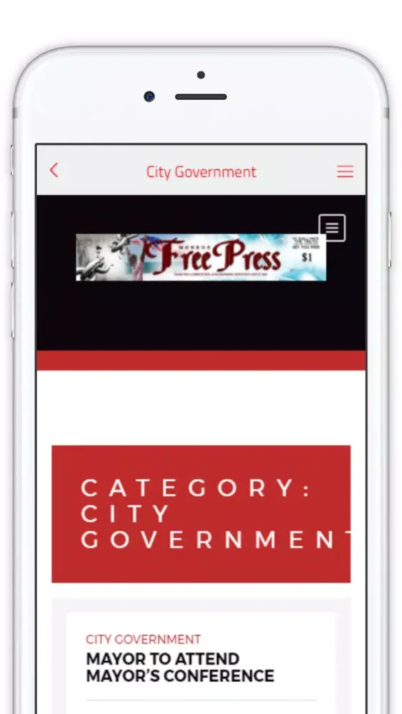 Monroe Free Press スクリーンショット