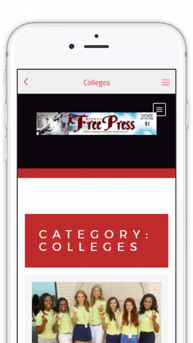 Ảnh chụp màn hình của Monroe Free Press
