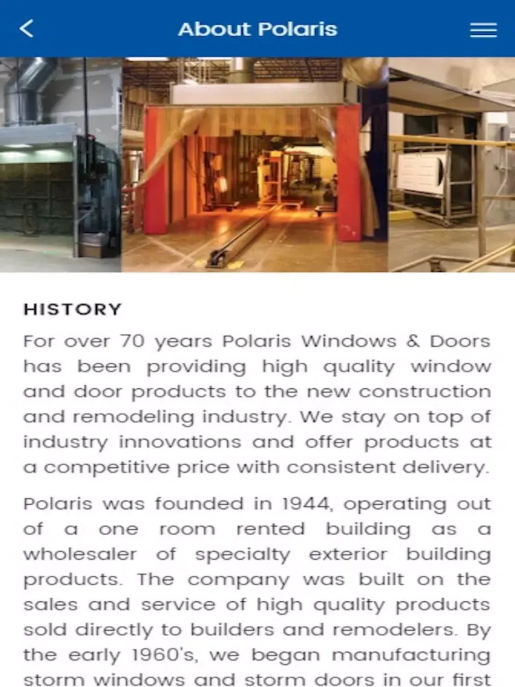 Polaris Windows & Doors iPad  স্ক্রিনশট